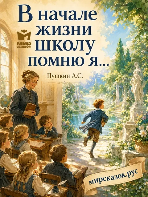 В начале жизни школу помню я… - стихи Пушкина А.С.