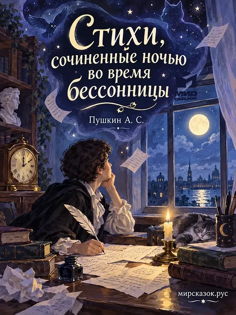 Стихи, сочиненные ночью во время бессонницы - стихи Пушкина А.С.