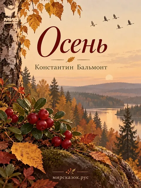 Осень, стихи Бальмонта К.