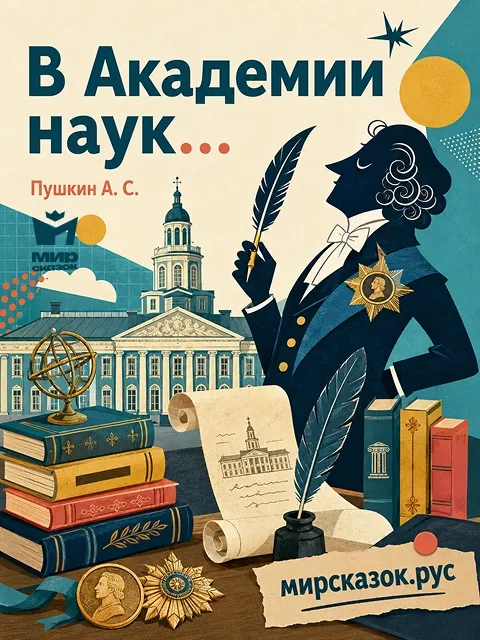 В Академии наук… - стихи Пушкина А.С.