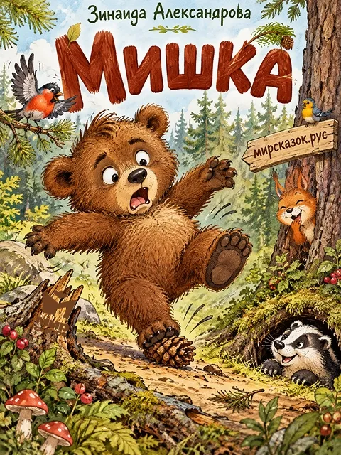 Мишка - стихи Зинаиды Александровой