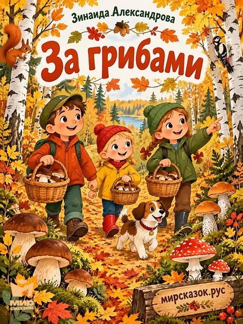 За грибами - стихи Зинаиды Александровой