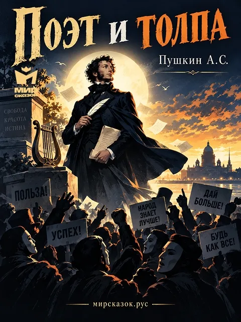 Поэт и толпа - стихи Пушкина А.С.