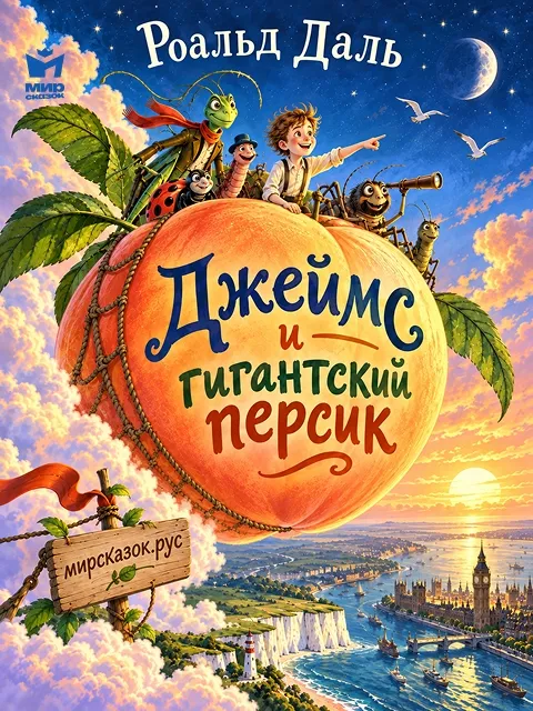 Джеймс и гигантский персик - фэнтезийный роман Роальда Даля