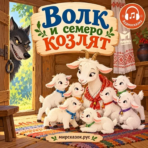 Волк и семеро козлят - Русская народная аудиосказка