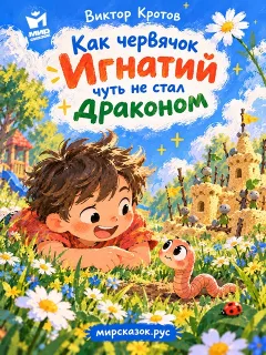 Как червячок Игнатий чуть не стал драконом - сказка Виктора Кротова