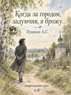 Когда за городом, задумчив, я брожу… - стихи Пушкина А.С.