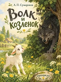 Волк и козленок - басня Сумарокова А.П.