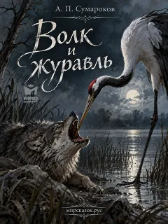 Волк и журавль - басня Сумарокова А.П.