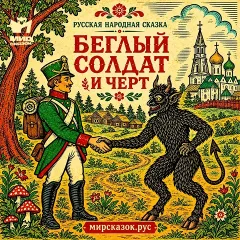 Беглый солдат и черт — Русская народная аудиосказка