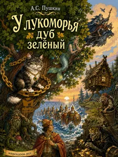 У Лукоморья дуб зеленый - сказка Пушкина А.С.