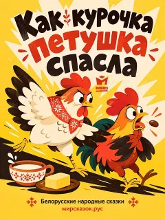 Как курочка петушка спасла - Белорусская народная сказка