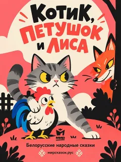 Котик, петушок и лиса - Белорусская народная сказка