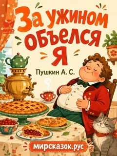 За ужином объелся я - стихи Пушкина А.С.