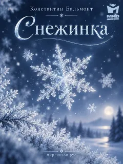 Снежинка, стихи Бальмонта К.