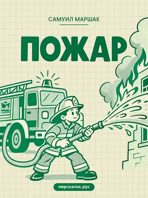 Пожар - стихи Самиула Маршака
