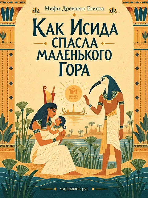 Как Исида спасла маленького Гора — миф Древнего Египта