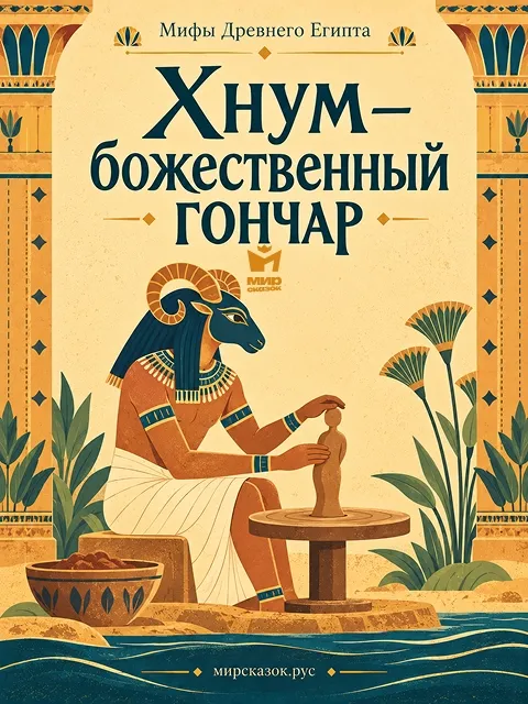 Хнум — божественный гончар, миф Древнего Египта
