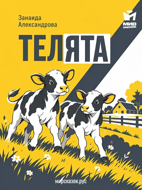 Телята - стихи Зинаиды Александровой