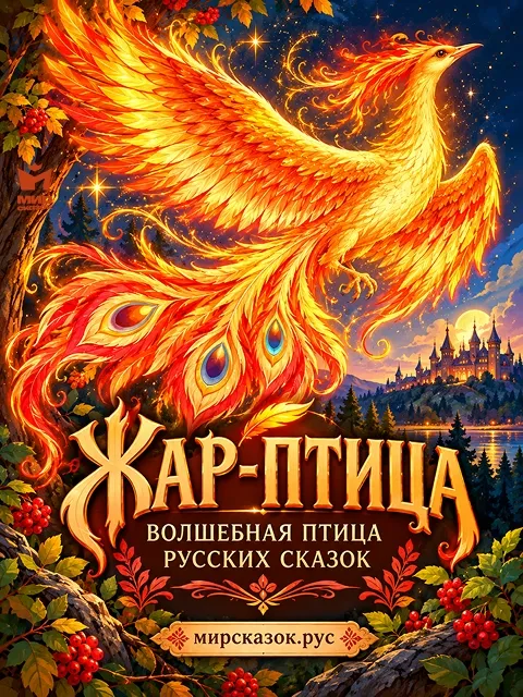 Жар-птица — волшебная птица русских сказок - Славянский миф