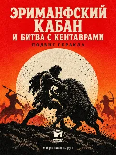 Эриманфский кабан и битва с кентаврами. Подвиг Геракла. Мифы Древней Греции